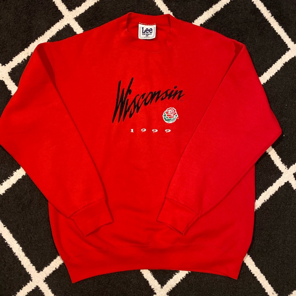 Vintage Lee Wisconsin Badgers Crewneck